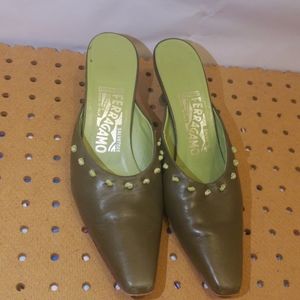 Salvatore Ferragamo Clog Sandals